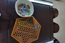 御圣 跳棋玻璃珠跳跳棋大號兒童益智早教啟蒙游戲棋成人學(xué)生兒童禮物 六角形特大號跳棋【玻璃套裝】 曬單實(shí)拍圖