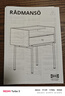 宜家（IKEA）RADMANSO拉曼斯床邊桌帶抽屜床頭柜家用臥室 褐色/胡桃木紋床邊桌 曬單實(shí)拍圖
