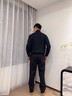 斜紋直筒休閑褲子男秋冬時(shí)尚運動(dòng)褲寬松百搭垂感闊腿衛褲男款春秋 深灰 XL 曬單實(shí)拍圖