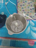九陽(yáng)絞肉機配件通用不銹鋼碗玻璃碗原裝正品不銹鋼玻璃容量杯配件 不銹鋼碗（拍攝刀片底部照片配型） S18-LA170 曬單實(shí)拍圖