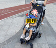 KinderKraft KK口袋推車可坐可躺遛娃神器嬰兒禮物輕便折疊高景觀溜娃車灰 曬單實拍圖
