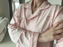 另約kitty貓睡衣女款春秋季純棉長(cháng)袖可愛(ài)2025新款超火夏天全棉家居服 A31617 粉色KT貓 L 曬單實(shí)拍圖