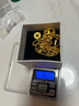 行金銀中黃金吊墜 五帝幣財神平安扣 DIY編織手繩手鏈生日禮物 送寶寶親戚 乾隆通寶 約1g 克重多退少補 曬單實(shí)拍圖