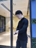高領(lǐng)毛衣男韓版修身針織衫男秋冬季百搭純色打底衫套頭衫線衣 勝潮-M303白色 升級(jí)版高質(zhì)量款 M （建議90-110斤以內(nèi)） 曬單實(shí)拍圖