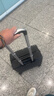 SUKESI行李箱次日達輕便小型登機箱結(jié)實耐用旅行箱學生萬向輪密碼拉桿箱 經(jīng)典雅黑 18英寸 3節(jié)拉桿 曬單實拍圖