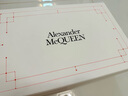 亞歷山大麥昆（Alexander McQueen）新品 男士闊型氣墊底系帶休閑厚底運動(dòng)鞋板鞋 604232 WHX98 1000 黑色 42 曬單實(shí)拍圖