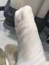 護士鞋女2025新款軟底透氣不累腳防臭防滑平底增高單鞋醫護小白鞋 白色 37 曬單實(shí)拍圖