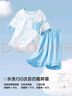 笛莎（DEESHA）【7A抑菌棉】女童春夏短袖五分褲家居服套裝寶寶兩件套睡衣 曬單實(shí)拍圖