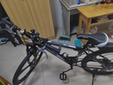 EG7山地自行車(chē)成人學(xué)生變速越野單車(chē)雙減震賽車(chē)26寸青少年男女 三刀【升級減震?超強承重】黑白 26寸21速【適合：160-180CM】 曬單實(shí)拍圖