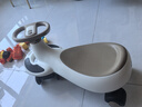 貝易（BEIE）典藏扭扭車 1-6歲寶寶搖搖車大人可坐寶寶禮物聲光音樂(lè)款 卡其色 曬單實(shí)拍圖
