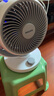 飛利浦（PHILIPS）電風(fēng)扇家用空氣循環(huán)扇大風(fēng)量桌面臺(tái)式電扇搖頭小風(fēng)扇循環(huán)對(duì)流換氣扇輕音節(jié)能落地扇ACR2122DA白+灰 曬單實(shí)拍圖