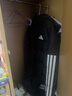阿迪達斯adidas 男服 保暖長(cháng)款冬裝三條紋休閑連帽羽絨服 JG3840 S 曬單實(shí)拍圖