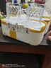 美克杰啤酒杯子扎啤杯大容酒吧大號英雄杯玻璃水杯茶杯一升520ml 520ml 1只 強化加厚 曬單實(shí)拍圖