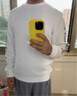 杰克·瓊斯（JACK&JONES） 杰克瓊斯24春季直筒休閑純色基礎抗菌百搭羅紋圓領(lǐng)衛衣男裝 曬單實(shí)拍圖