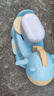 小哈倫兒童馬桶寶寶坐便器嬰幼兒尿盆小孩小便器萬向輪剎車輪小馬天空藍 曬單實拍圖