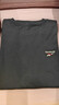 Reebok銳步官方24新品男女同款運動(dòng)休閑寬松LOGO針織短袖T恤 24SRM425UGH1 黑色 2XL 曬單實(shí)拍圖
