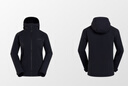 薩洛蒙（Salomon）女款 戶外運動防潑水透氣外套軟殼茄克 OUTPEAK SOFTSHELL 深黑色 C26565 M 曬單實拍圖