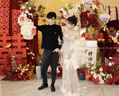 花花公子（PLAYBOY）長袖T恤男士春秋季純色運(yùn)動長袖上衣休閑打底衫 黑色 XL 曬單實(shí)拍圖