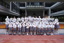G.DUCKKIDS童裝兒童白襯衫夏季新款男童短袖襯衣休閑小學(xué)生表演服主持人禮服 白襯衫+領(lǐng)帶aogsceg 130碼適合120-130cm年齡7-8歲 曬單實(shí)拍圖