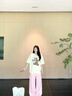 一寸相思純棉杏色短袖t恤女2025新款爆款夏季時尚小熊卡通印花上衣體恤潮 杏色-疑問小熊 XL (110-125斤） 曬單實拍圖