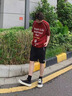 森馬男鞋秋季潮牌百搭休閑黑白熊貓帆布鞋男士透氣運動(dòng)厚底內增高板鞋 黑色 （基礎款） 41 曬單實(shí)拍圖