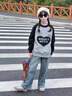 木木屋（mumuwu）品牌童裝女童毛衣秋冬2025新款兒童打底衫保暖中大童針織衫內搭潮 灰色 120 適合110-120cm年齡6-7歲 曬單實(shí)拍圖