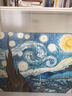 YIHUI ARTS梵高星空油畫(huà)手繪客廳裝飾畫(huà)歐式風(fēng)景掛畫(huà)印象派壁畫(huà)臥室世界名畫(huà) 星月夜 豎高80*橫長(cháng)100cm 無(wú)框畫(huà)-可直接懸掛 單幅-橫版 曬單實(shí)拍圖