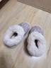 大嘴猴月子鞋冬季產(chǎn)后加絨加厚保暖居家防滑厚底踩屎感孕婦棉鞋女 櫻花粉 38-39 (適合38-39腳穿） 曬單實(shí)拍圖