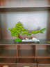 RWTW創(chuàng  )意仿真迎客松盆景擺件 禪意客廳中式玄關(guān)酒店景觀(guān)造景軟裝 青松迎客中號(美松款) 曬單實(shí)拍圖