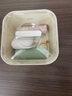 奶油桌面收納盒發(fā)飾手飾盒大容量帶蓋發(fā)圈發(fā)繩發(fā)夾飾品透明收納盒 奶油飾品收納盒【1個(gè)】 曬單實(shí)拍圖