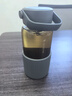 北鼎（Buydeem）茶水分離杯子耐高溫玻璃杯便攜隨手杯男女實(shí)用禮物水墨灰630ml 曬單實(shí)拍圖