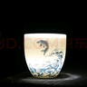 MULTIPOTENT主人杯中國白羊脂玉功夫茶具納福杯(富貴滿(mǎn)堂)中秋禮物禮盒套裝 曬單實(shí)拍圖