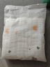 棉加加（Cotton++）紗布浴巾6層嬰兒純棉寶寶全棉100%新生兒童3-6-12歲洗澡包被裹巾 熊頭灰【a類(lèi)6層一體超柔110*110 cm拉伸尺寸 曬單實(shí)拍圖