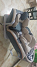 貝倍適（BAYBETSS）兒童安全座椅汽車(chē)用0-4-12歲寶寶360度旋轉嬰兒車(chē)載坐椅ISOFIX 米灰色【遮陽(yáng)棚+上拉帶+側保護】 曬單實(shí)拍圖