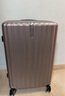 新秀麗（Samsonite）行李箱20英寸拉桿箱時尚豎條紋旅行箱包拿鐵咖GU9密碼登機箱 曬單實拍圖