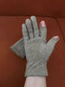 恒源祥羊毛手套女2025秋冬季新款保暖加絨加厚可觸屏騎行開(kāi)車(chē)女士手套 灰色羊毛(手背加絨) 均碼 曬單實(shí)拍圖