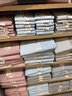 MUJI 水洗棉 枕套 枕頭套單個裝家用 床上用品 純棉 淺紅色×淺紅色條紋 單只 48cm*74cm 枕芯用 曬單實(shí)拍圖