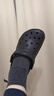 卡駱馳（crocs）經(jīng)典洞洞鞋檀健次同款 跟高2cm七夕情人節禮物  42-43 曬單實(shí)拍圖
