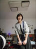艾美琦美（AIMEIQIMEI）秋季新款2025大碼女裝假兩件上衣休閑百搭秋裝顯瘦套裝裙子兩件套 黑套裝 2XL [建議130-145斤] 曬單實(shí)拍圖