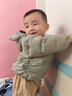 奧特曼童裝兒童羽絨服男童外套卡通可愛(ài)連帽外出服男寶寶冬裝保暖衣服 藍色 73 建議7-9個(gè)月13-18斤 曬單實(shí)拍圖