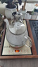 益茶福全自動(dòng)上水電熱水壺底部上水嵌入式電茶爐燒水壺燒水一體機玻璃煮茶壺保溫泡茶壺開(kāi)水壺 1L 保溫玻璃套裝SQ-008金色 曬單實(shí)拍圖