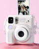 INSTAX富士instax立拍立得 一次成像相機(jī) miniSE（mini7+升級(jí)款）白色 曬單實(shí)拍圖
