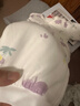 童泰新生嬰兒衣服連體衣夾棉秋冬季0-6月初生寶寶純棉加厚哈衣爬服 紫色花朵 66cm (建議3-6個(gè)月身高60-68cm) 曬單實(shí)拍圖