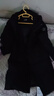 波司登（BOSIDENG）于適同款25新款羽絨服男女同款情侶長(cháng)款寬松舒適連帽面包服外套 【經(jīng)典百搭】黑色|8056 L 170/92A 體重約120-140斤 曬單實(shí)拍圖