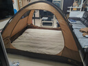 牧高笛（MOBIGARDEN）  冷山帳篷  戶(hù)外徒步露營(yíng)防風(fēng)防雨大空間雙層三季鋁桿帳篷 四人/暖沙色 曬單實(shí)拍圖
