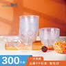 登比一次性碗圓形大號露營水果撈冰粉專用食品級打包塑料透明湯飯碗 曬單實拍圖