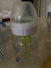 布朗博士玻璃奶瓶 0-3月新生嬰兒防脹氣防嗆 寬口徑奶瓶270ml 雙兔 曬單實(shí)拍圖