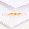 潮宏基足金黃金戒指女款計價(jià) 心動(dòng)磨砂 SRG30001109 約1g 曬單實(shí)拍圖