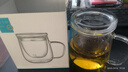 憶壺茶玻璃茶杯茶水分離男女士泡茶專(zhuān)用帶蓋耐熱無(wú)鉛辦公室喝綠茶水杯子 曬單實(shí)拍圖