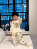 奧特曼童裝男童睡衣春秋薄款2025新款兒童秋裝套裝男寶寶恐龍印花家居服 大恐龍 90 建議80-90cm1歲半-2歲 曬單實(shí)拍圖